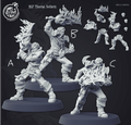 3D Printed Cast n Play - Thorne Solaris 28mm 32mm D&D