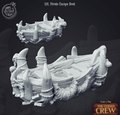 3D Printed Cast n Play Undead Pirate Escape Boat 28mm 32mm D&D