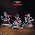 3D Printed Cast n Play Vampire Fighter Dungeon Guild Set 28mm 32mm D&D