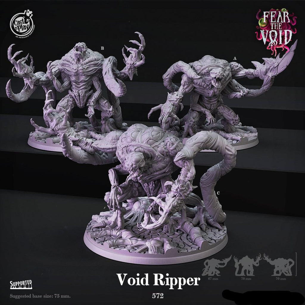 3D Printed Cast n Play Void Ripper Fear the Void 28mm 32mm D&D
