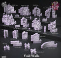 3D Printed Cast n Play Void Walls Terrain Fear the Void 28mm 32mm D&D