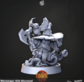 3D Printed Cast n Play Warmonger, Orik Ahurmazd Sorcerers Council 28mm 32mm D&D