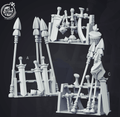 3D Printed Cast n Play - Weapon Racks 28mm 32mm D&D