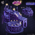 3D Printed Cast n Play Wizard's Lab Structure Set 28mm 32mm D&D