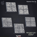 3D Printed Cast n Play Woodenhorn Clan - Woodenhorn Floors Tiles 28mm 32mm D&D