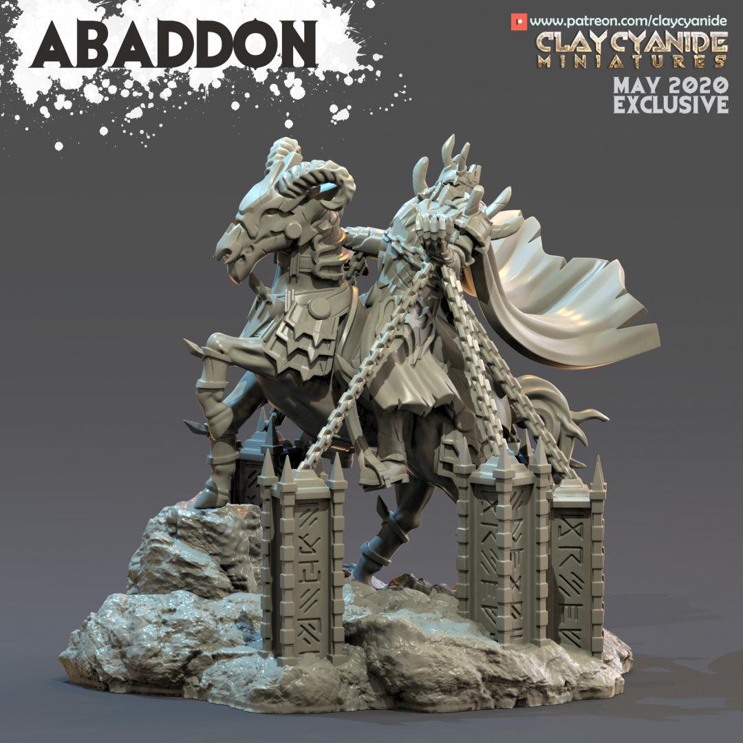 3D Printed Clay Cyanide Abaddon Angels VS Demons Ragnarok D&D