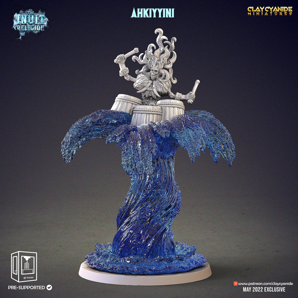 3D Printed Clay Cyanide Ahkiyyini Inuit Religion Ragnarok D&D