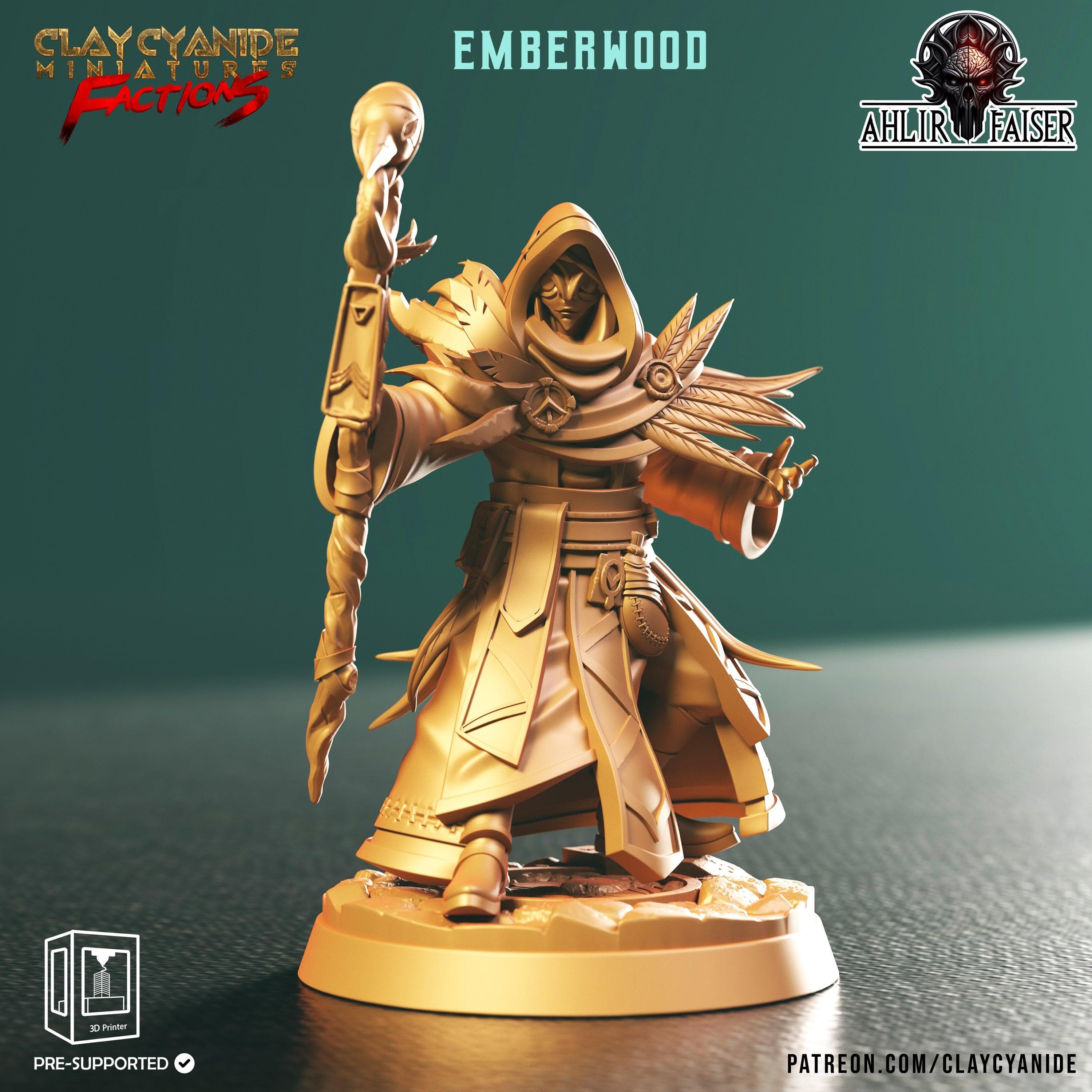 3D Printed Clay Cyanide Ahlir Faiser Factions Ragnarok D&D
