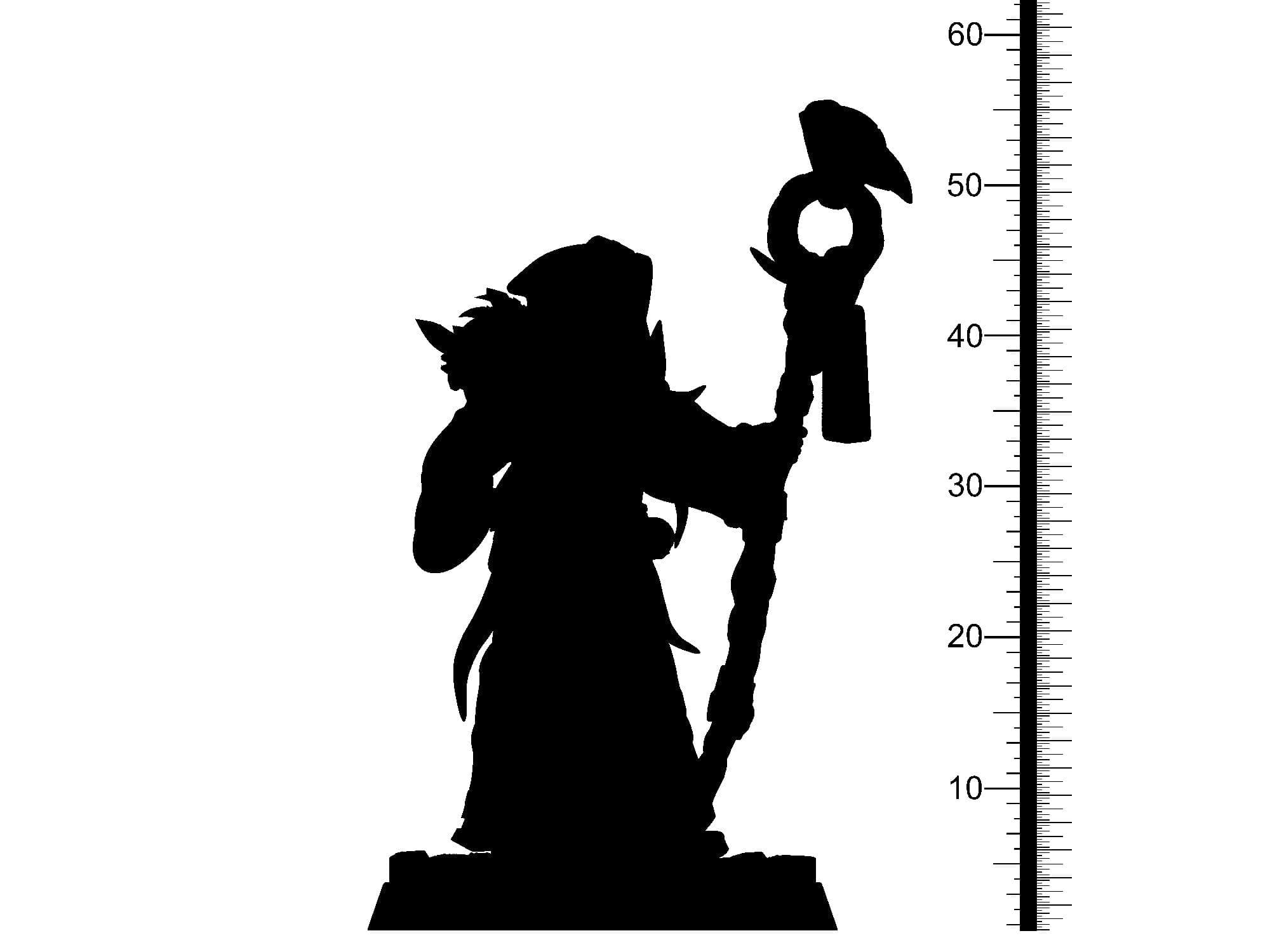 3D Printed Clay Cyanide Ahlir Faiser Factions Ragnarok D&D