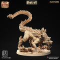 3D Printed Clay Cyanide Ahuizotl Pantheon of Aztecs Ragnarok D&D