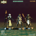 3D Printed Clay Cyanide Aksum Warriors Ethiopian Mythos 28 32 mm D&D