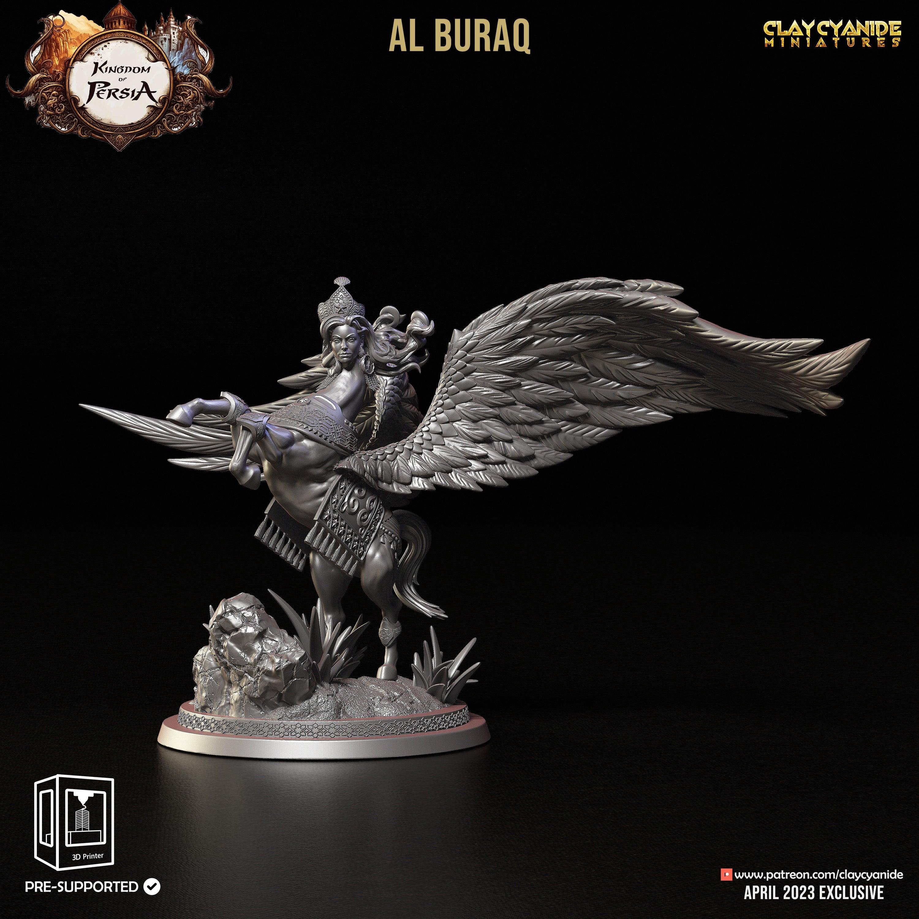 3D Printed Clay Cyanide Al Buraq Kingdom of Persia 28 32 mm D&D