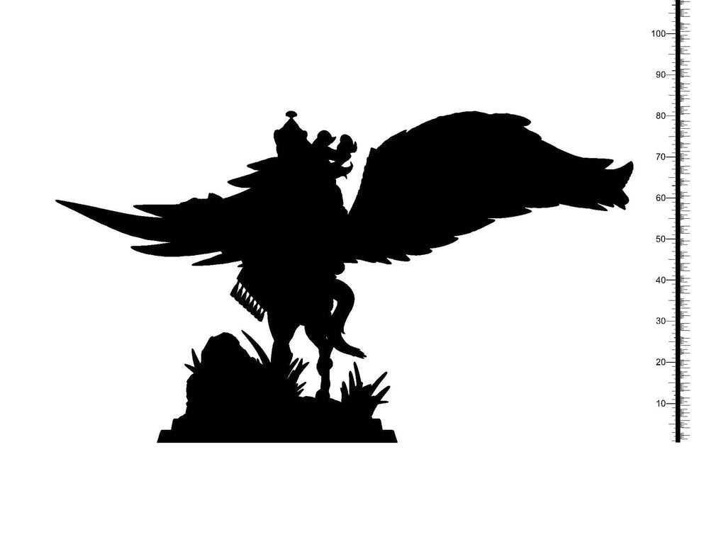 3D Printed Clay Cyanide Al Buraq Kingdom of Persia 28 32 mm D&D