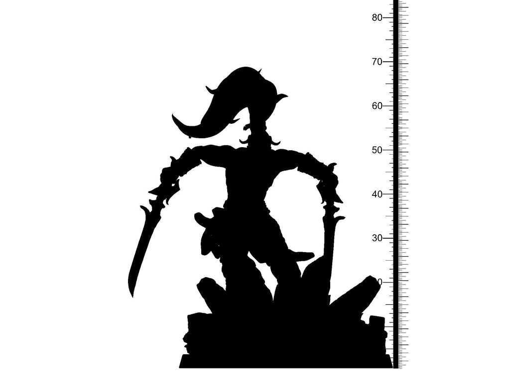 3D Printed Clay Cyanide Angra Mainyu Kingdom of Persia 28 32 mm D&D