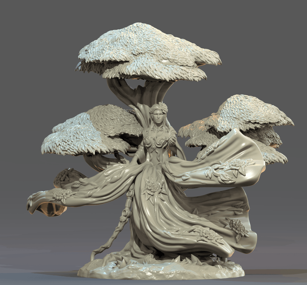 3D Printed Clay Cyanide Artemis Greek Myth Gods and Goddesses Ragnarok D&D
