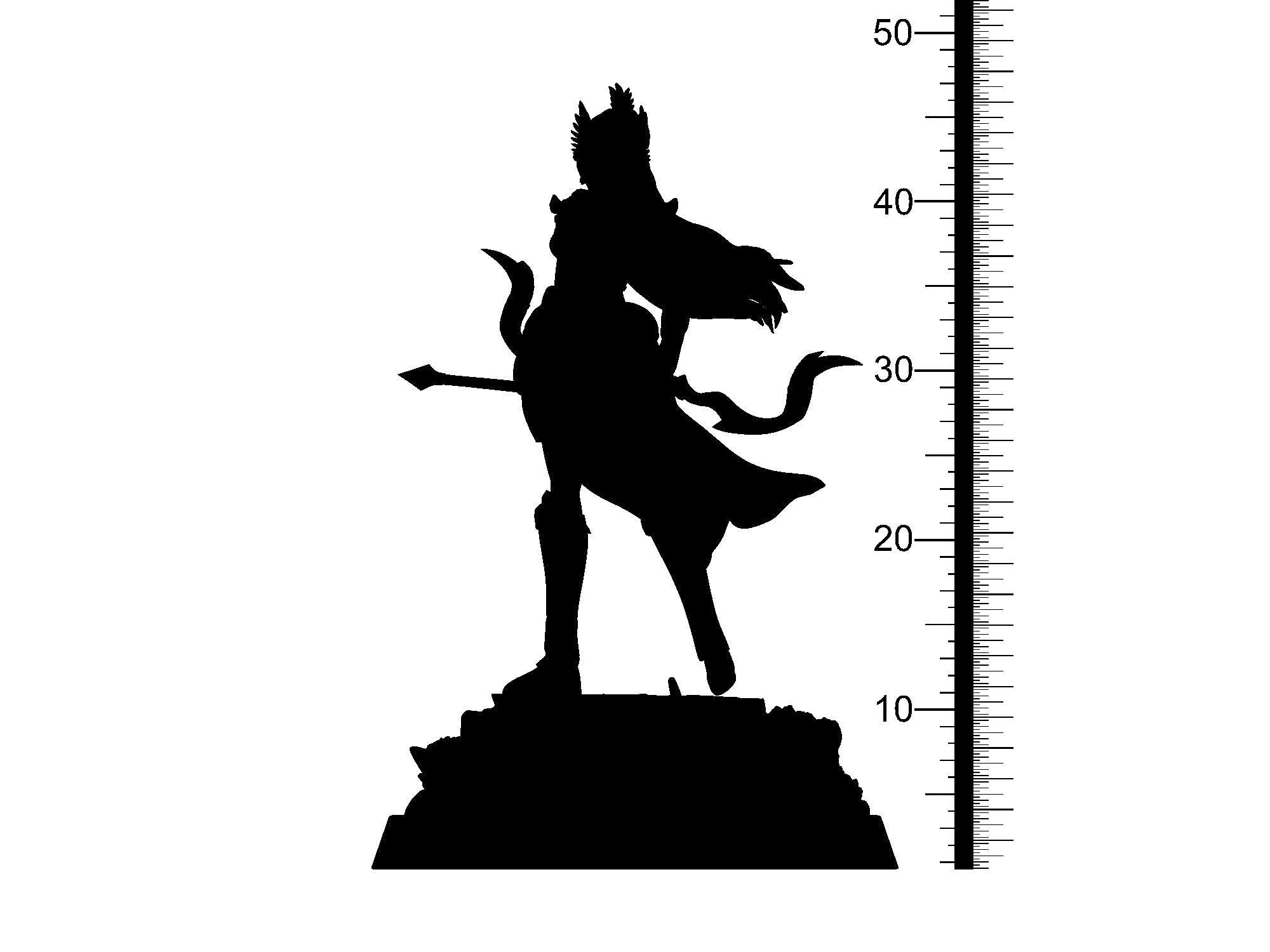 3D Printed Clay Cyanide Atalanta The Chronicles of Atlantis 28 32 mm D&D