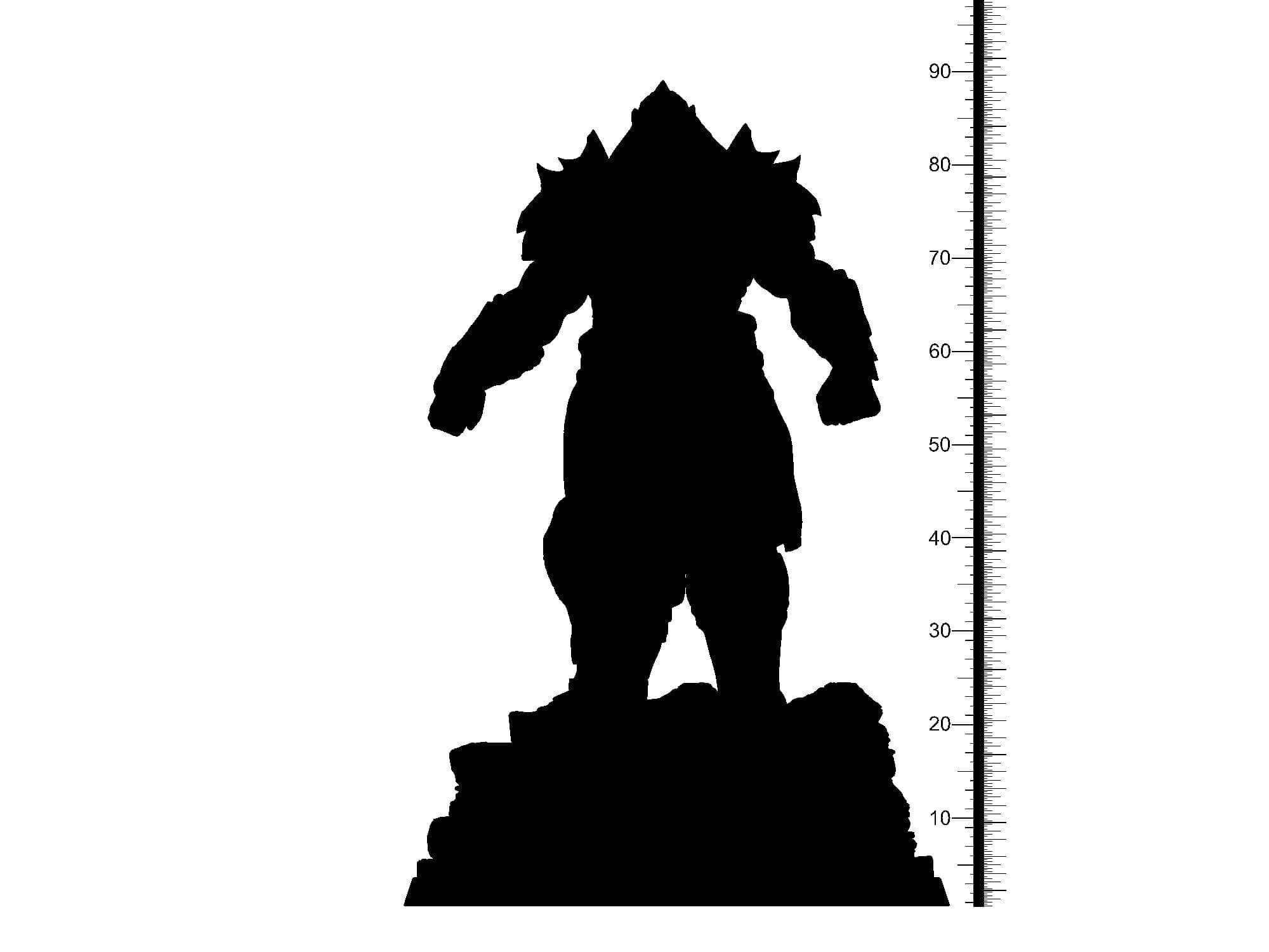 3D Printed Clay Cyanide Atlantis The Chronicles of Atlantis 28 32 mm D&D