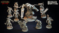 3D Printed Clay Cyanide Baktols Bull Minitours Factions Ragnarok D&D