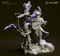 3D Printed Clay Cyanide Bard 28mm-32mm Ragnarok D&D