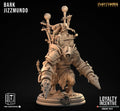 3D Printed Clay Cyanide Bark Jizzmundo 28 32 mm D&D
