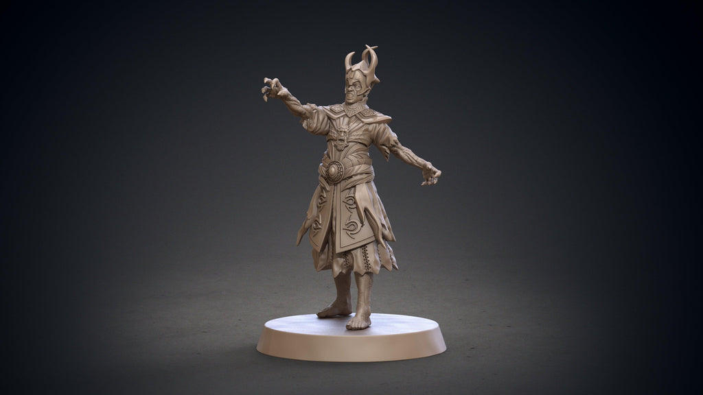 3D Printed Clay Cyanide Blackring Sorcerers Set Hyborean Age 28mm -32mm Ragnarok D&D