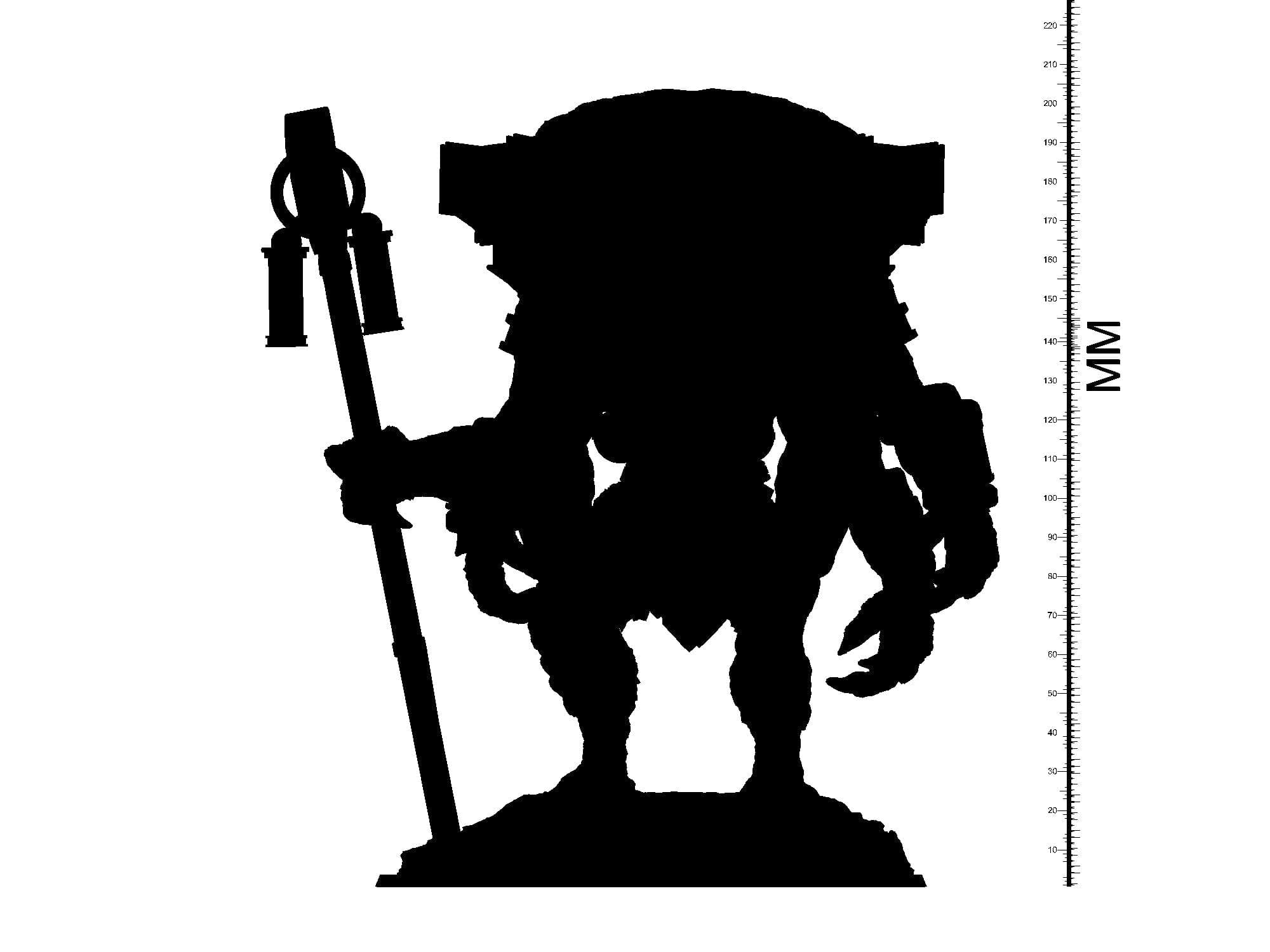 3D Printed Clay Cyanide Camazots Mortisbane Titans Set 28 32 mm D&D