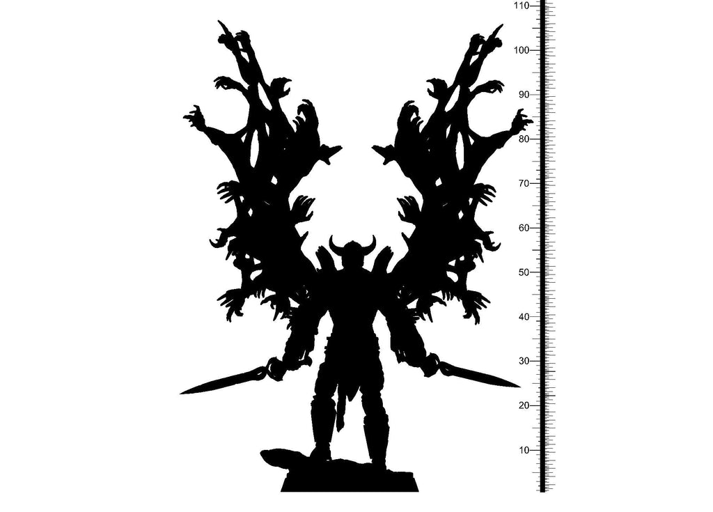 3D Printed Clay Cyanide Cult of Metatron Tribes Factions Ragnarok D&D