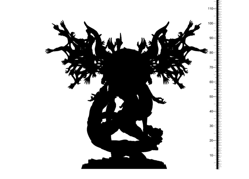3D Printed Clay Cyanide Cult of Metatron Tribes Factions Ragnarok D&D