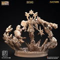 3D Printed Clay Cyanide Dievas Baltic Religion 28mm-32mm Ragnarok D&D