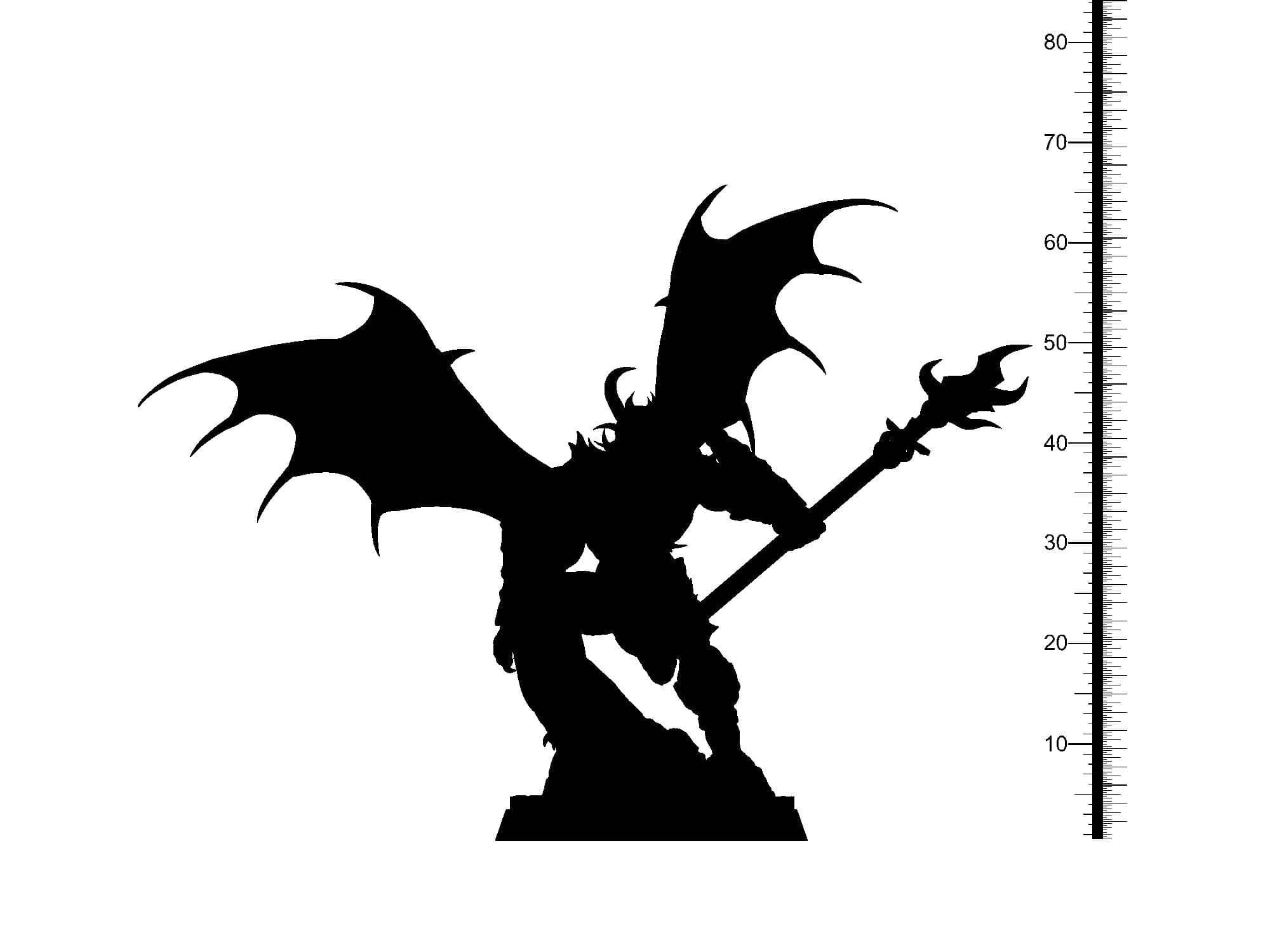 3D Printed Clay Cyanide Dreadblood Maulers Factions 28 32 mm D&D