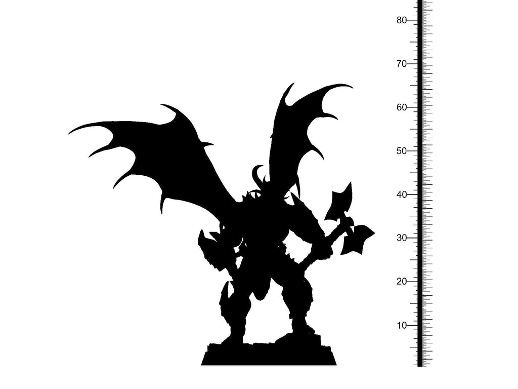 3D Printed Clay Cyanide Dreadblood Maulers Factions 28 32 mm D&D