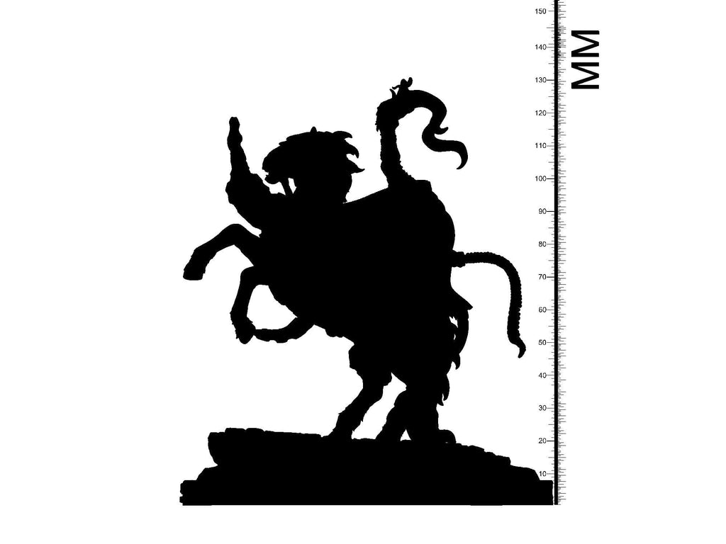 3D Printed Clay Cyanide Dullahan Renders 28 32 mm D&D