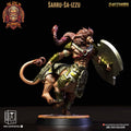 3D Printed Clay Cyanide Epic of Gilgamesh Set Sarru-sa-izzu 28 32 mm D&D