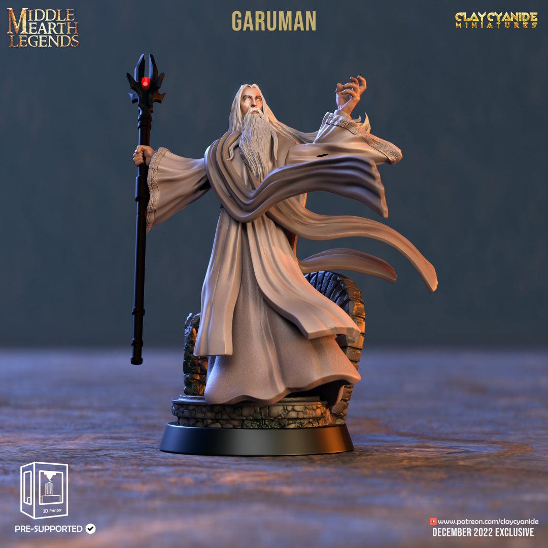 3D Printed Clay Cyanide Garuman Middle Earth Legends 28 32 mm D&D