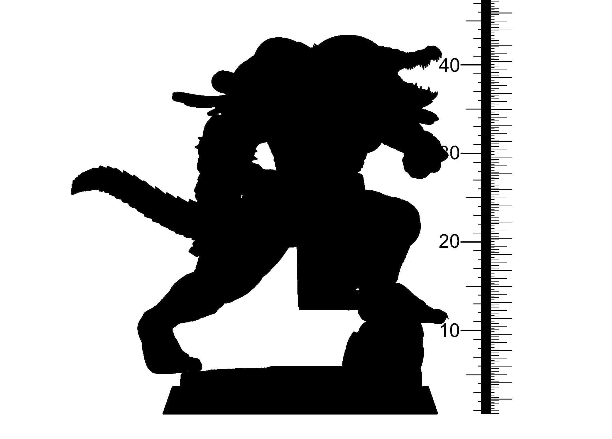 3D Printed Clay Cyanide Gator Factions Tribes Ragnarok D&D