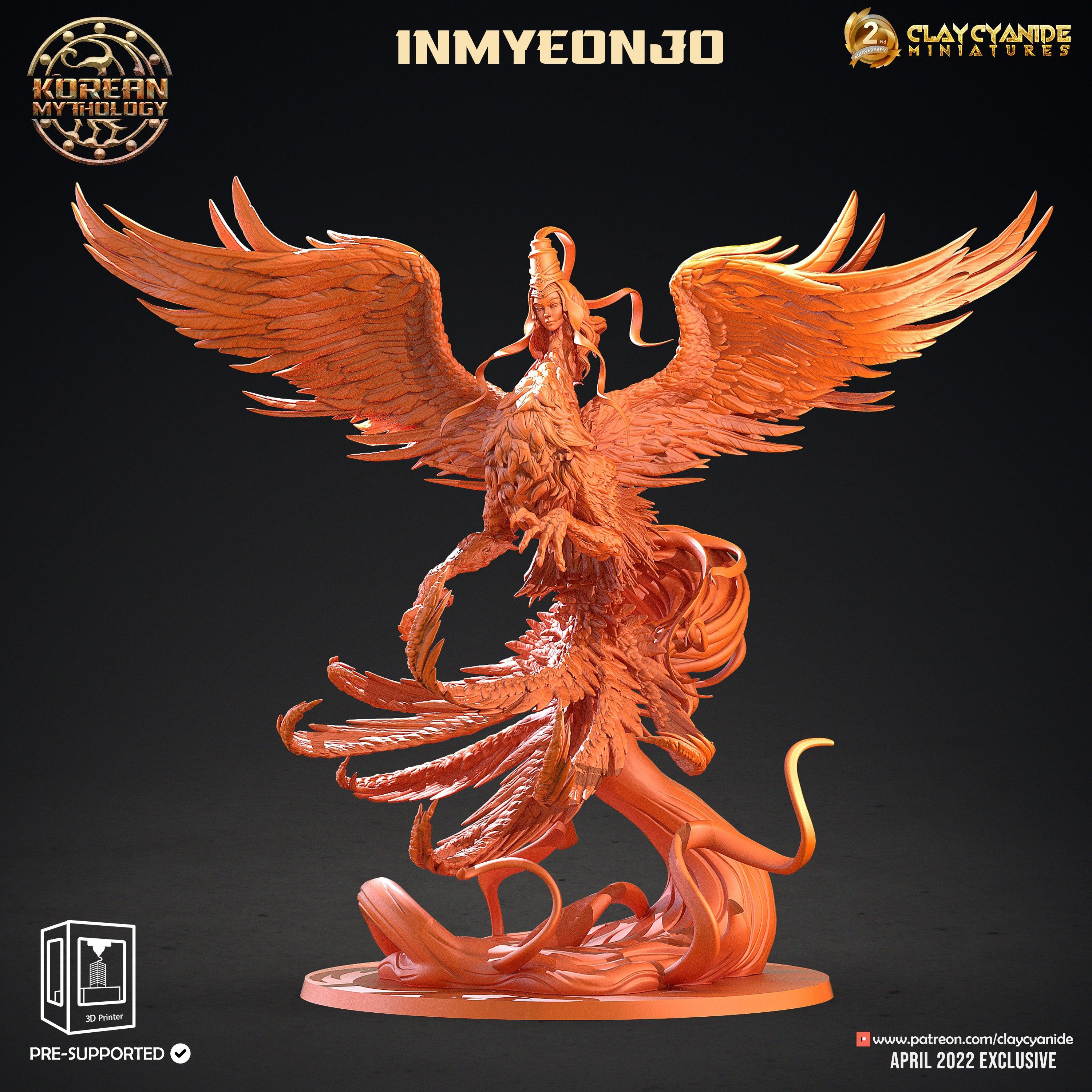 3D Printed Clay Cyanide Inmyeonjo Korean Mythology Ragnarok D&D