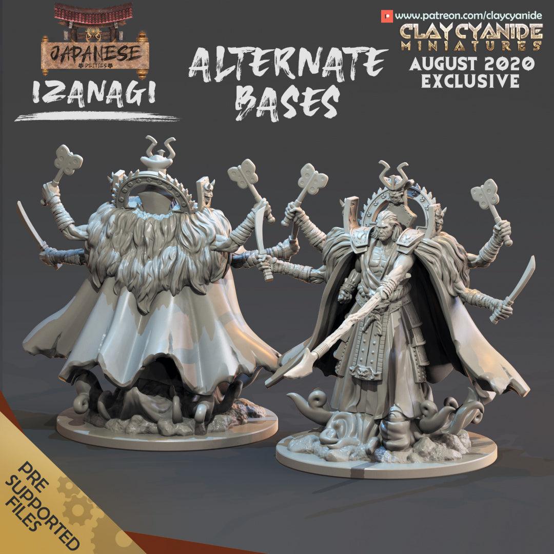 3D Printed Clay Cyanide Izanagi Alternate Japanese Deities Ragnarok D&D