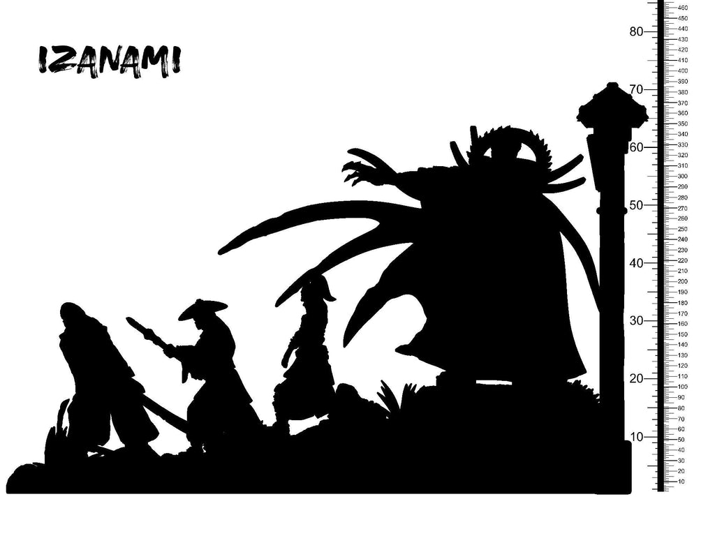 3D Printed Clay Cyanide Izanami Japanese Deities Ragnarok D&D