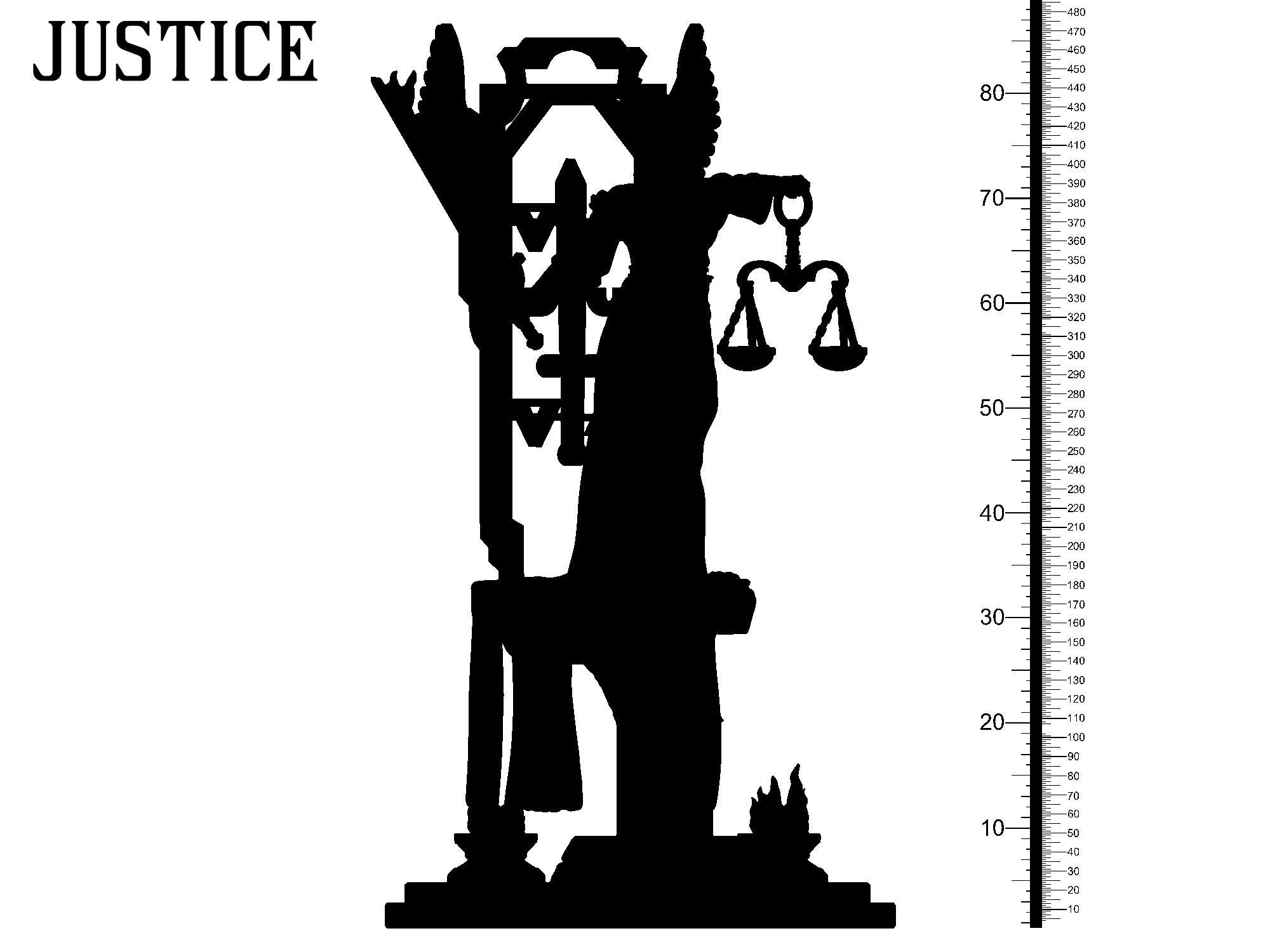 3D Printed Clay Cyanide Justice Tarot Ragnarok D&D