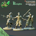 3D Printed Clay Cyanide Knights The Legend of King Arthur Ragnarok D&D