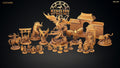 3D Printed Clay Cyanide Korean Mythology Full Set Ragnarok D&D