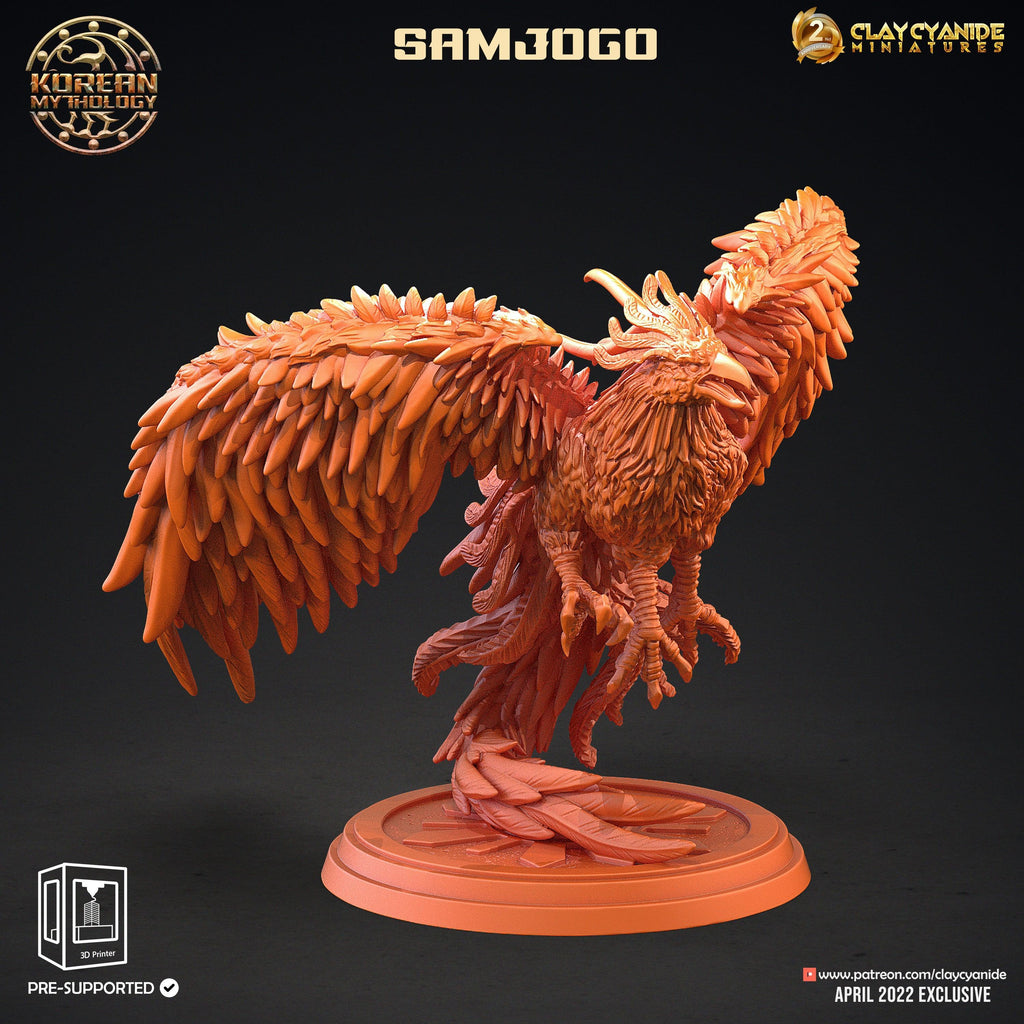 3D Printed Clay Cyanide Korean Mythology Full Set Ragnarok D&D