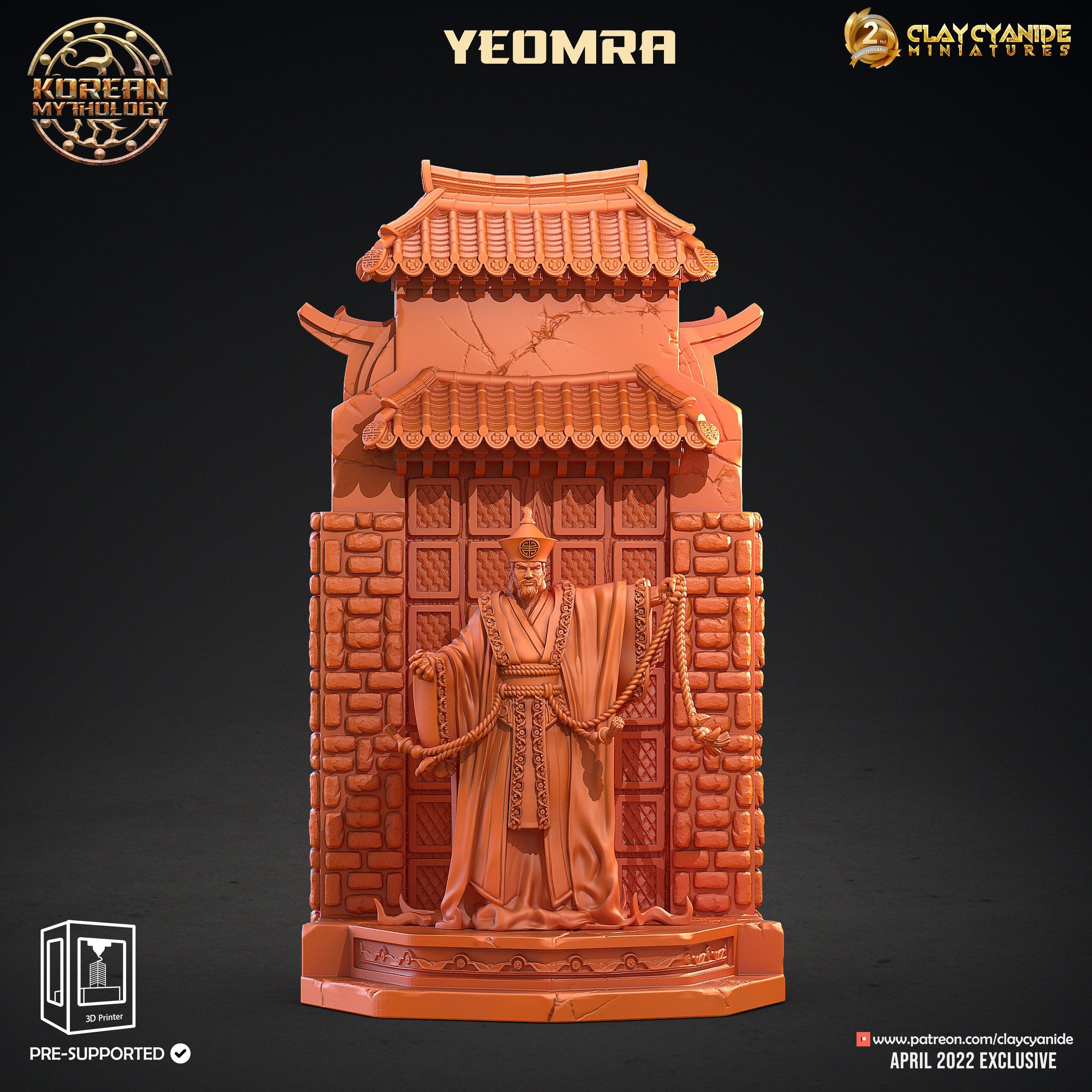 3D Printed Clay Cyanide Korean Mythology Full Set Ragnarok D&D