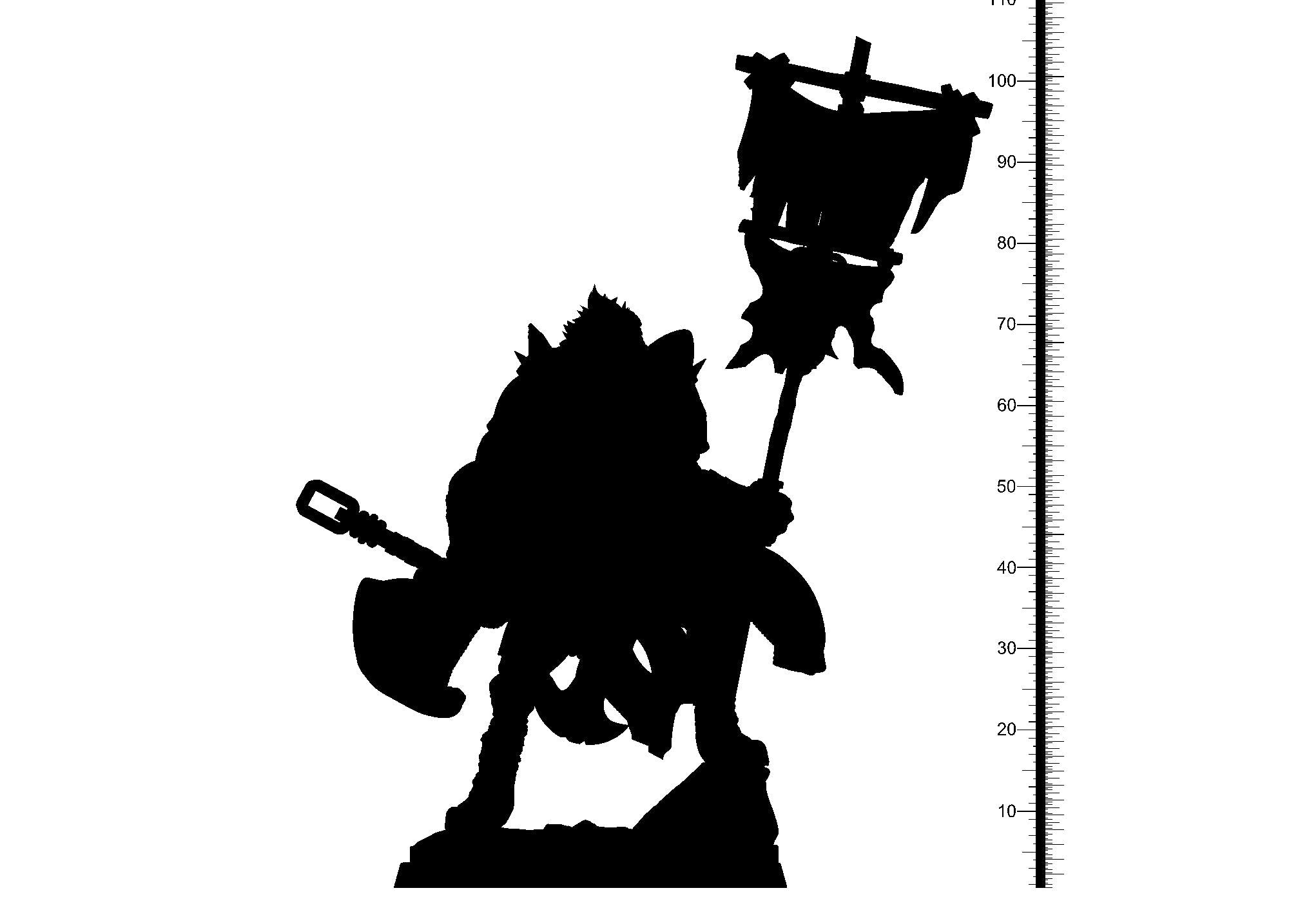 3D Printed Clay Cyanide Leo Zodics 28mm-32mm Ragnarok D&D