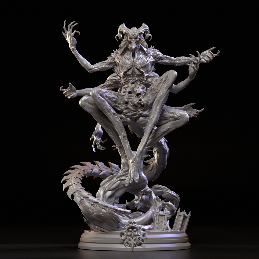 3D Printed Clay Cyanide Mbwiri 28 32 mm D&D