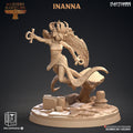 3D Printed Clay Cyanide Mystery Babylon - Inanna 28mm 32mm D&D
