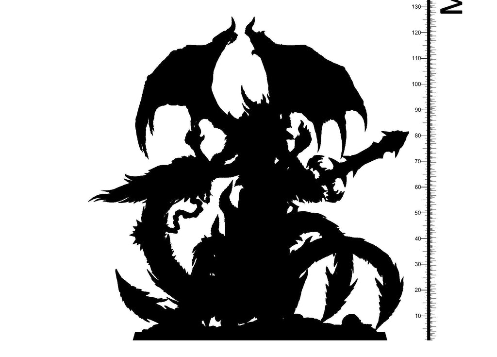 3D Printed Clay Cyanide Princess of Hell Ragnarok D&D