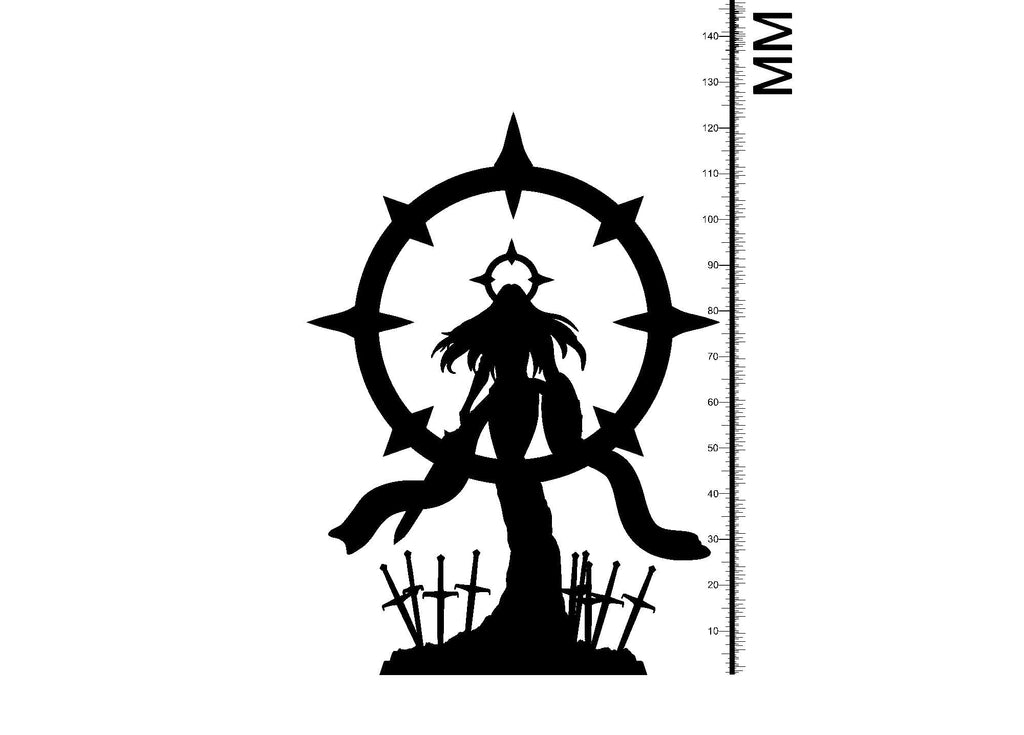 3D Printed Clay Cyanide Saule Baltic Religion 28mm-32mm Ragnarok D&D