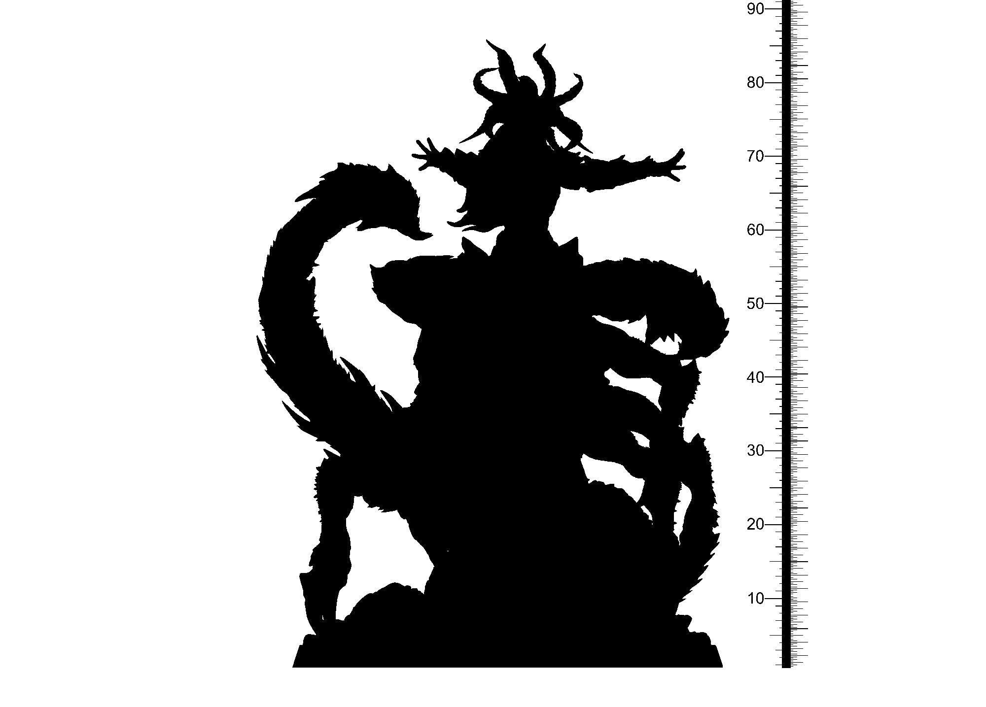 3D Printed Clay Cyanide Scorpio Zodics 28mm-32mm Ragnarok D&D