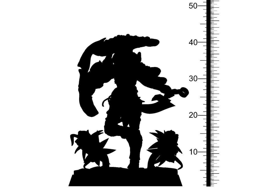 3D Printed Clay Cyanide Shroomkin Factions Tribes 28 32 mm D&D